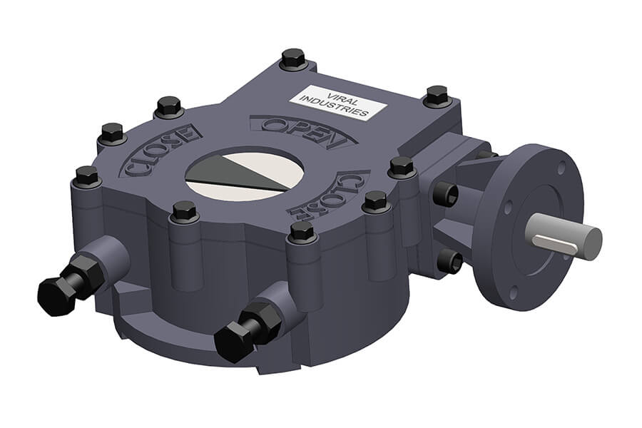 Butterfly Valve Gearbox (VWE Models for Actuator Operation)