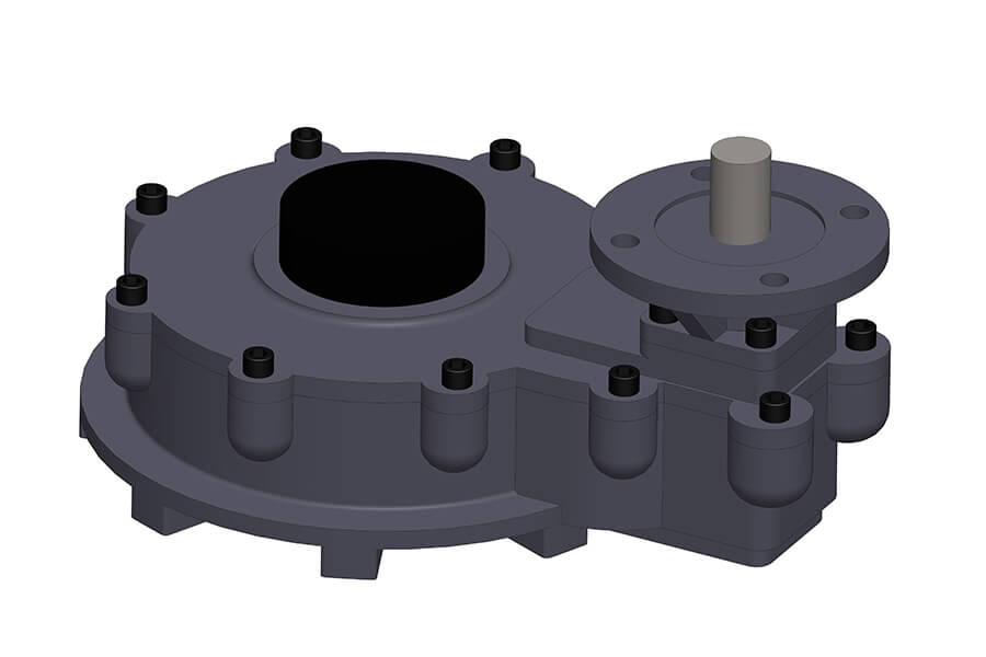 Non-Rising Valve Gearbox