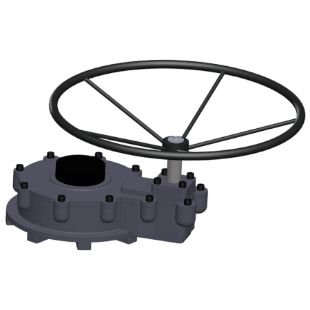 Multi-Turn Spur Gearbox for Non-Rising Stem