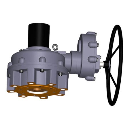 Rising Valve Gearbox with Spur Gearbox (VGBS Models for Manual or Hand-Wheel Operation)